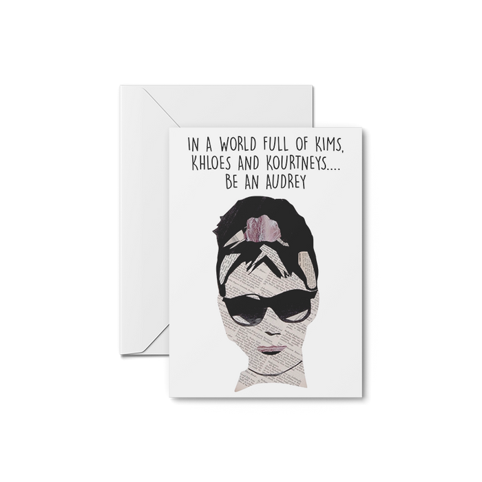 Be an Audrey Greeting Card