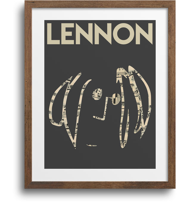 'LENNON' - John Lennon Art Print