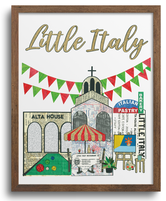 Little Italy/Murray Hill Cleveland Art Print | Notecards