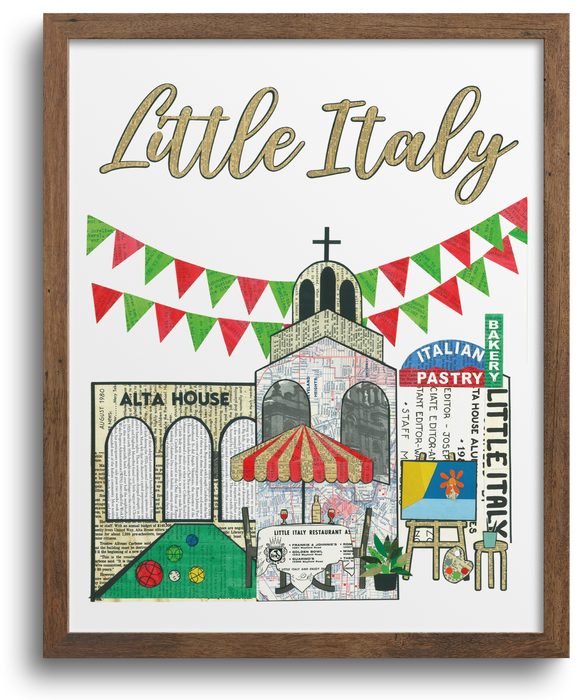 Little Italy/Murray Hill Cleveland Art Print | Notecards