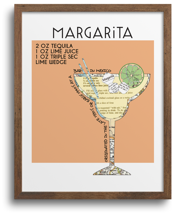 Margarita Cocktail Art Print