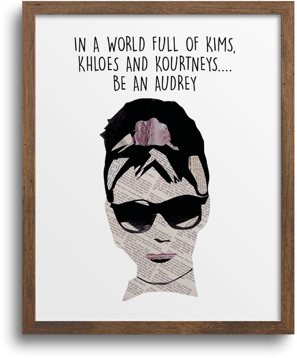Be an Audrey Art Print