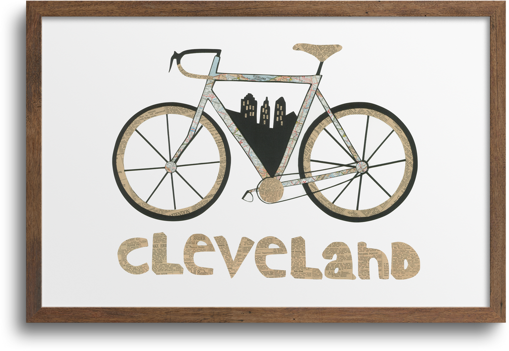 Cleveland Bike Prints | Notecards