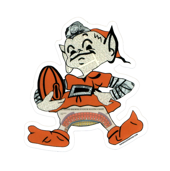 Cleveland Brownie Elf Sticker
