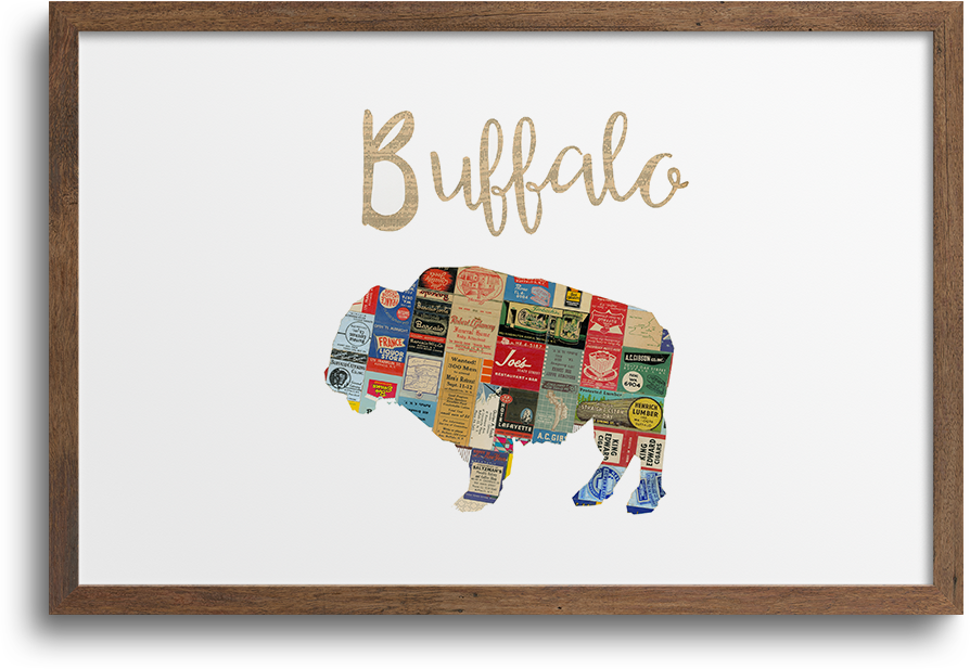 Buffalo Print | Notecards
