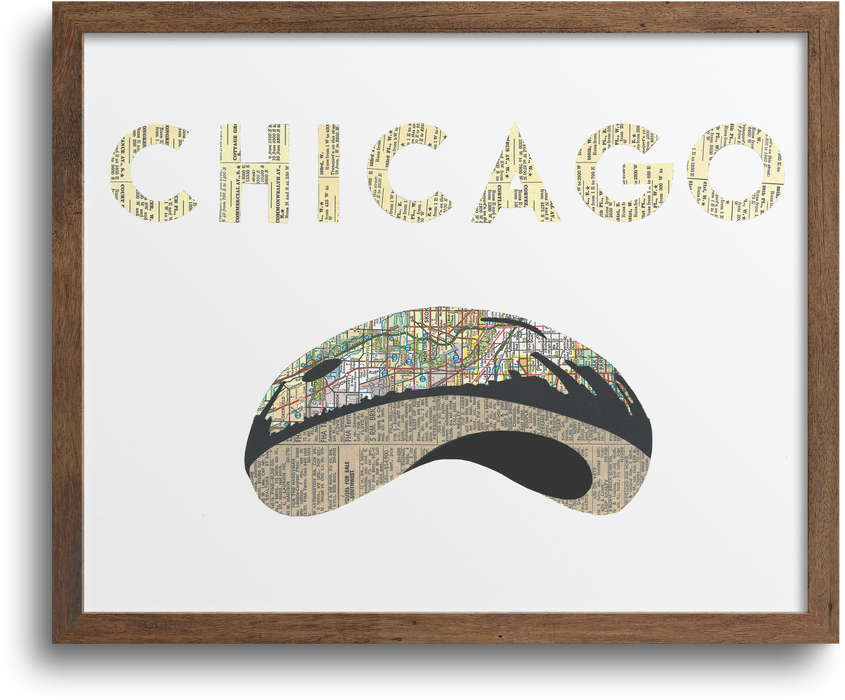 Chicago Bean Print | Notecards