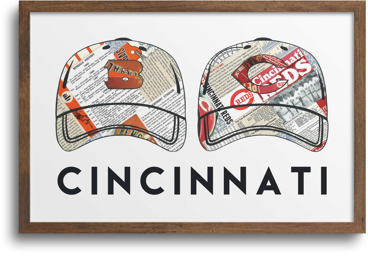 1968 Cincinnati Bengals Artwork: Hat