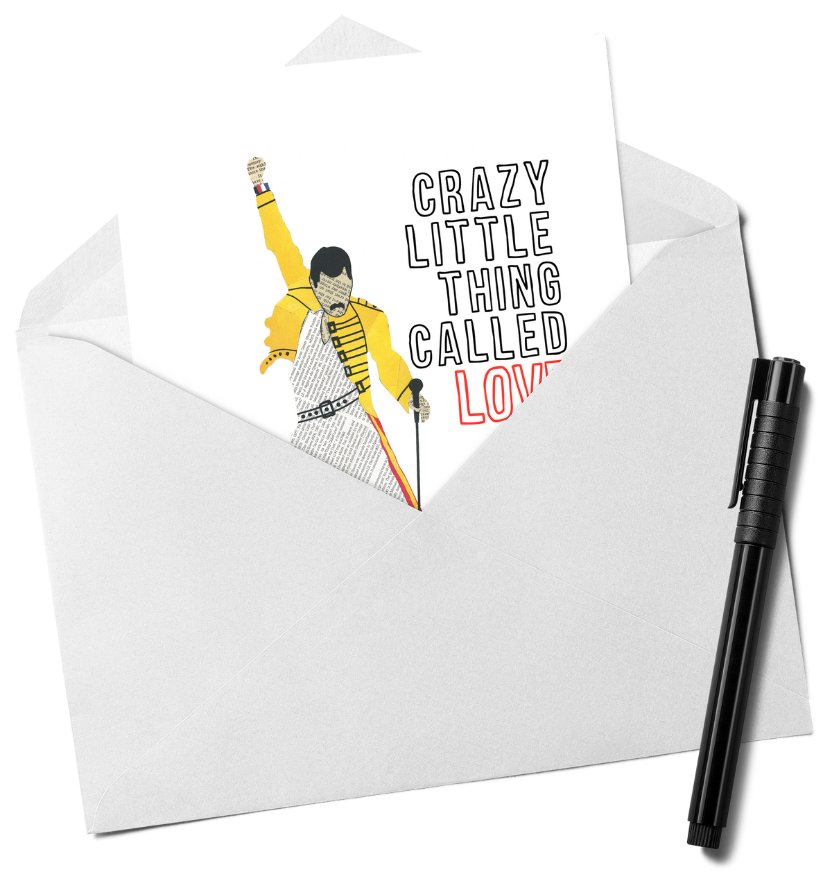 Crazy Little Thing Called Love Paper Cutz Vintage