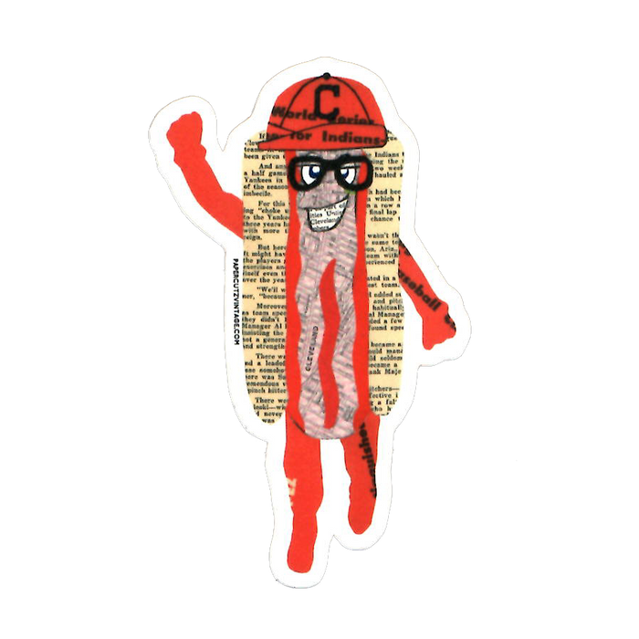 Cleveland Indians - Hot Dog (Ketchup) Sticker