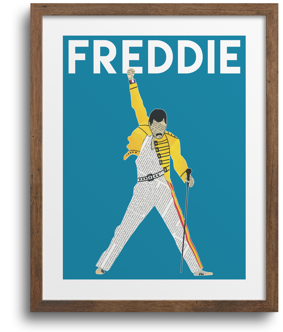 絵画 Fred mercury  97x130cm 絵画 Fred mercury 97x130cm Freddie Mercury Painting by Paula