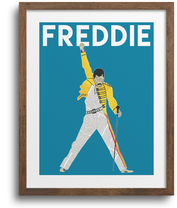 'FREDDIE' Mercury Art Print