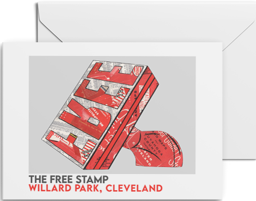 Cleveland Free Stamp Art Prints | Notecards