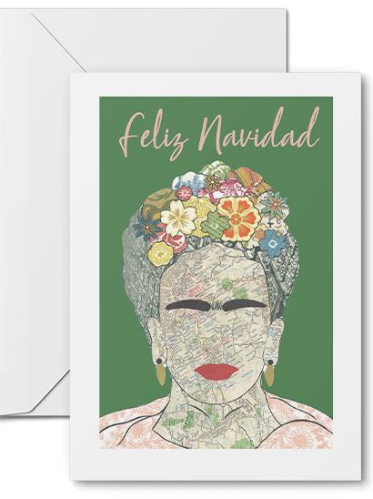Frida Kahlo Holiday Greeting Card