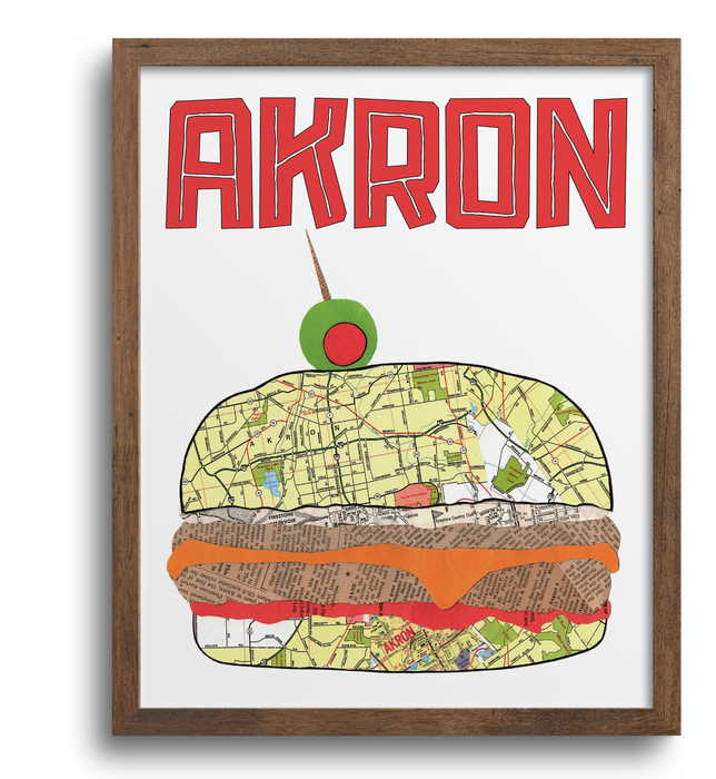 Swenson's Galley Boy Print- Akron, Ohio Favorite Burger