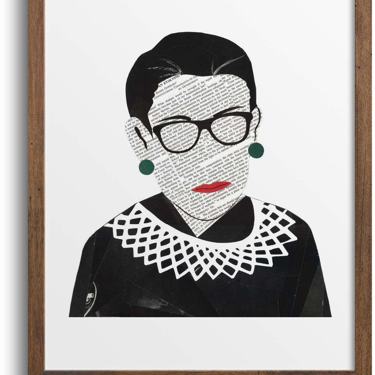 Ruth Bader Ginsburg Prints Notecards– Paper Cutz Vintage