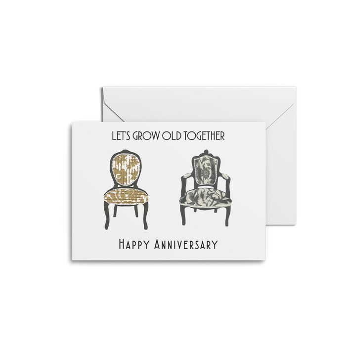 Let's Grow Old Together Anniversary Card