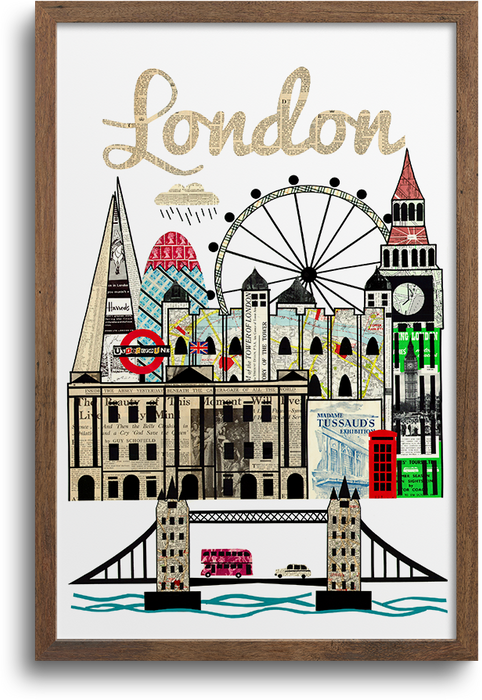 London Skyline Print | Notecards