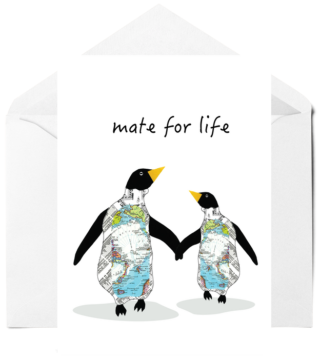Mate For Life - Valentine/Best Friend/Anniversary Greeting Card