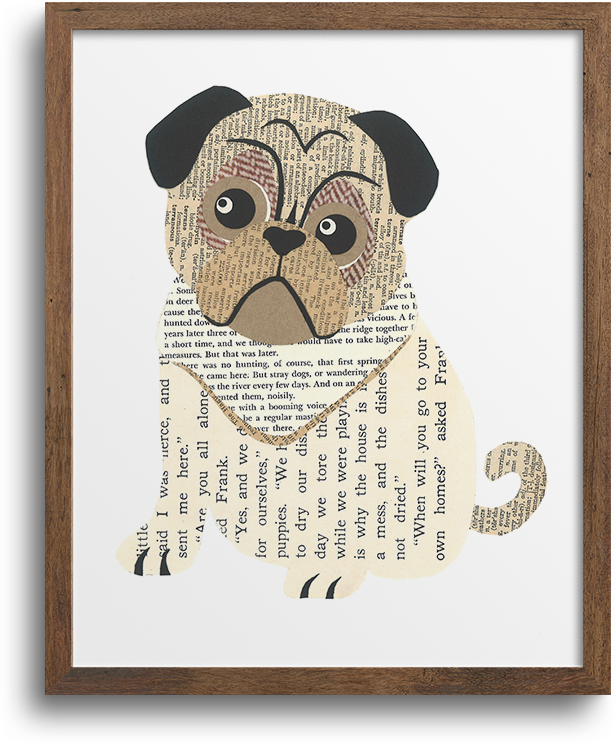 Pug Print | Notecards– Paper Cutz Vintage
