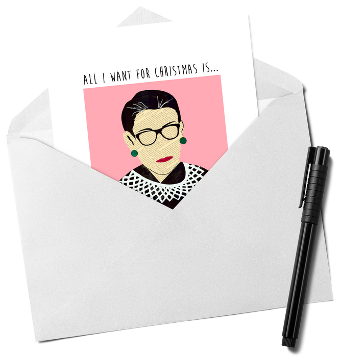 RBG - All I Want for Christmas Card