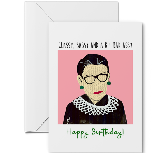 Ruth Bader Ginsburg (RBG) Birthday Greeting Card