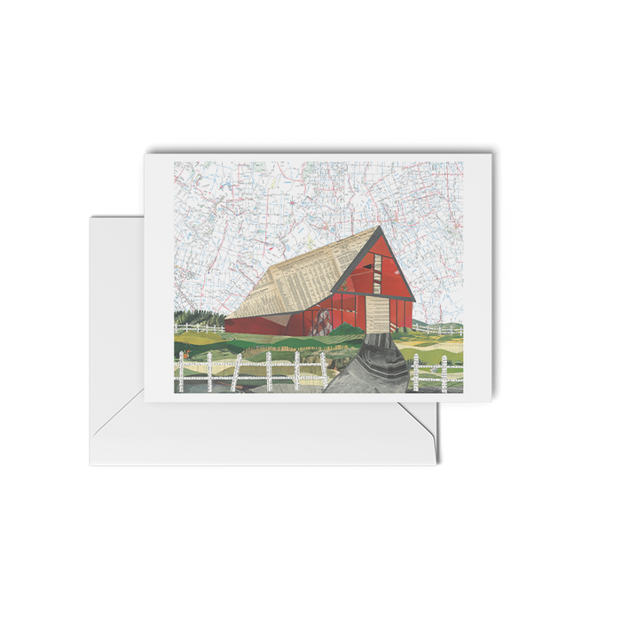 Red Barn Prints | Notecards– Paper Cutz Vintage