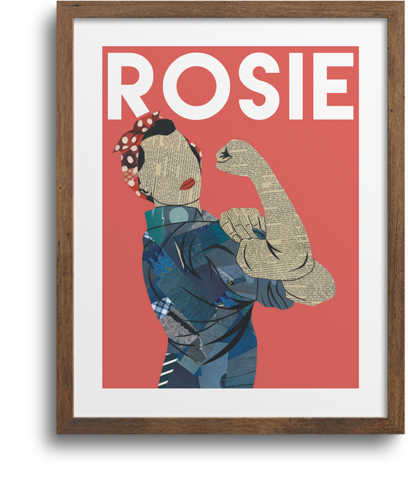 'ROSIE' the Riveter Art Print
