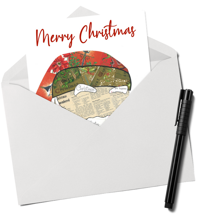 Vintage Santa Greeting Card | Notecard Pack