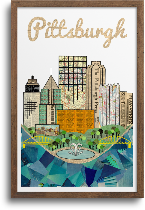 Pittsburgh Skyline Print | Notecards