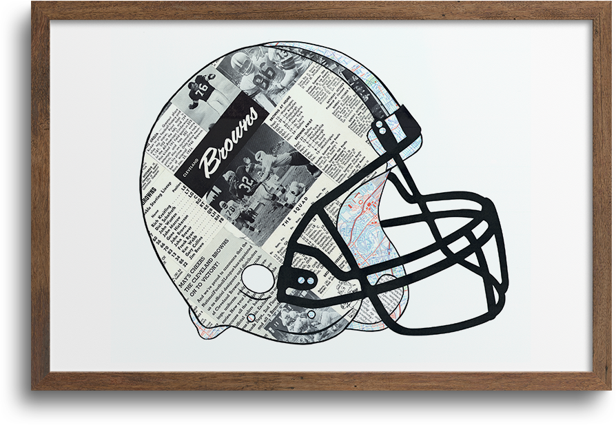 Cleveland Browns Helmet Prints | Notecards