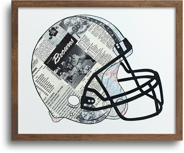 Cleveland Browns Helmet Prints | Notecards
